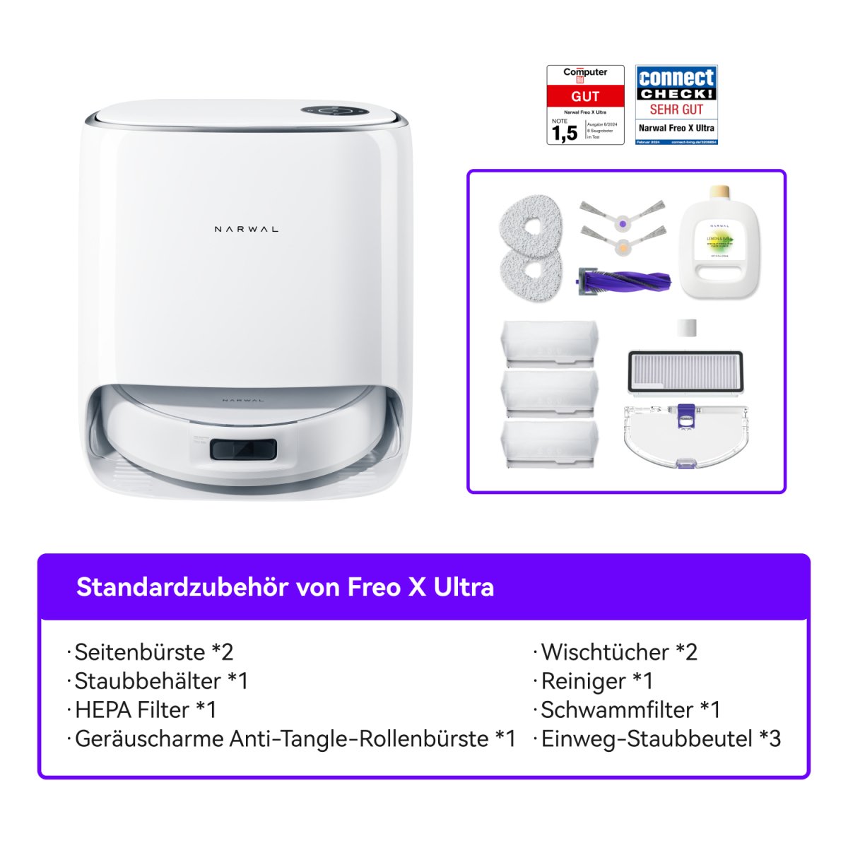 Narwal Freo X Ultra Saugroboter mit Wischfunktion - Narwal DE