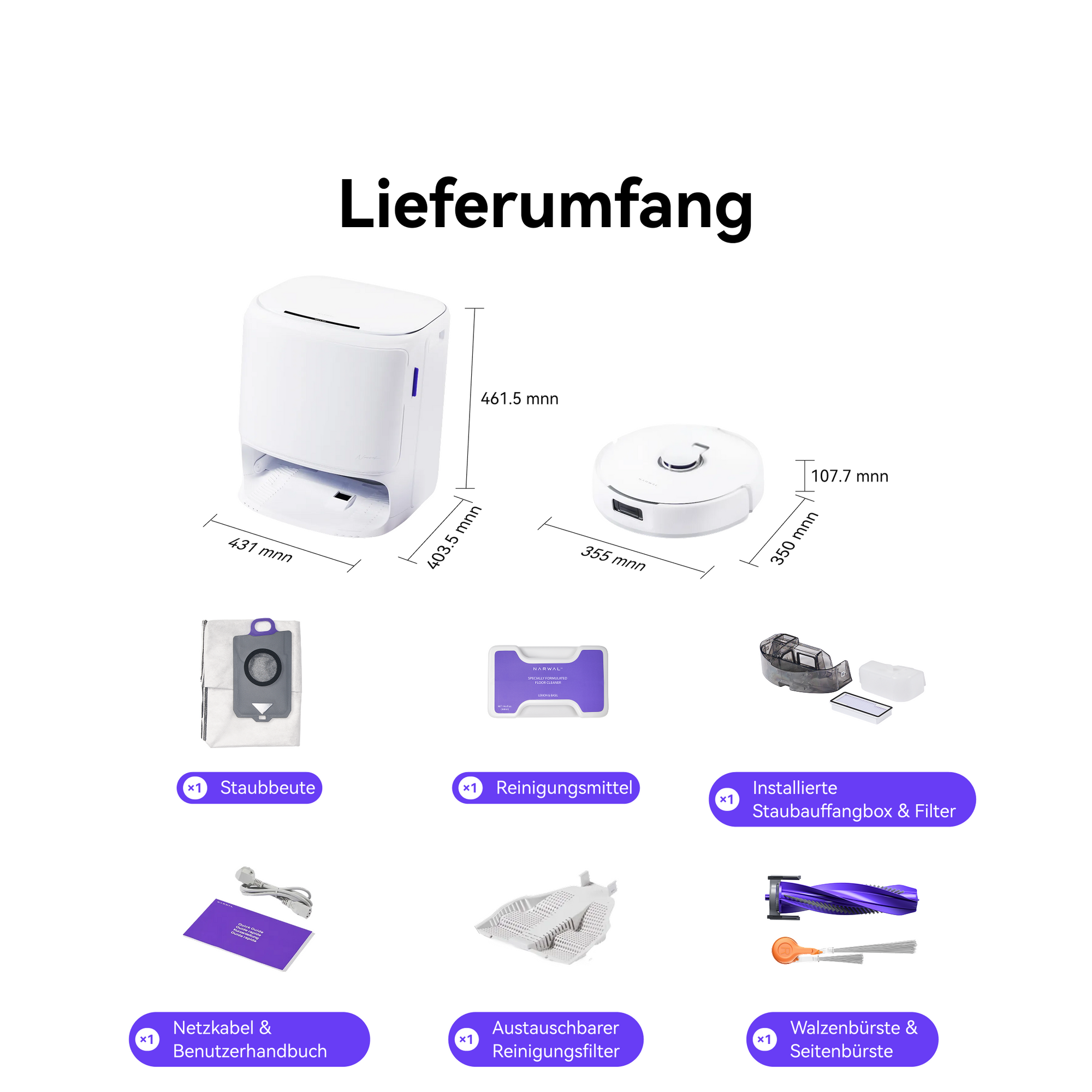 Narwal Freo Z10 Saugroboter mit Wischfunktion