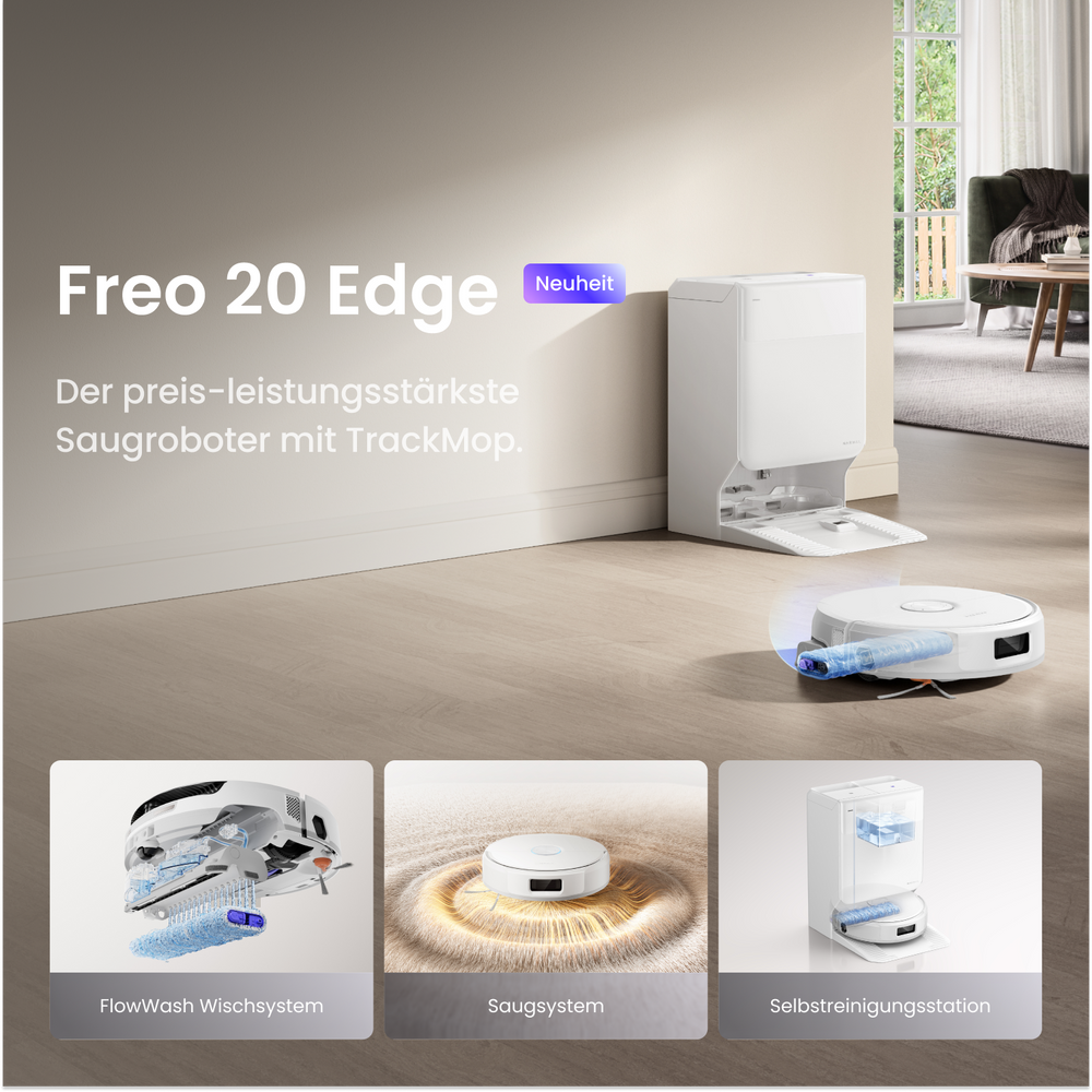 NARWAL Freo 20 Edge Saugroboter mit Wischfunktion