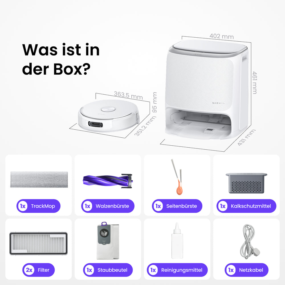 NARWAL Freo 20 Saugroboter mit Wischfunktion