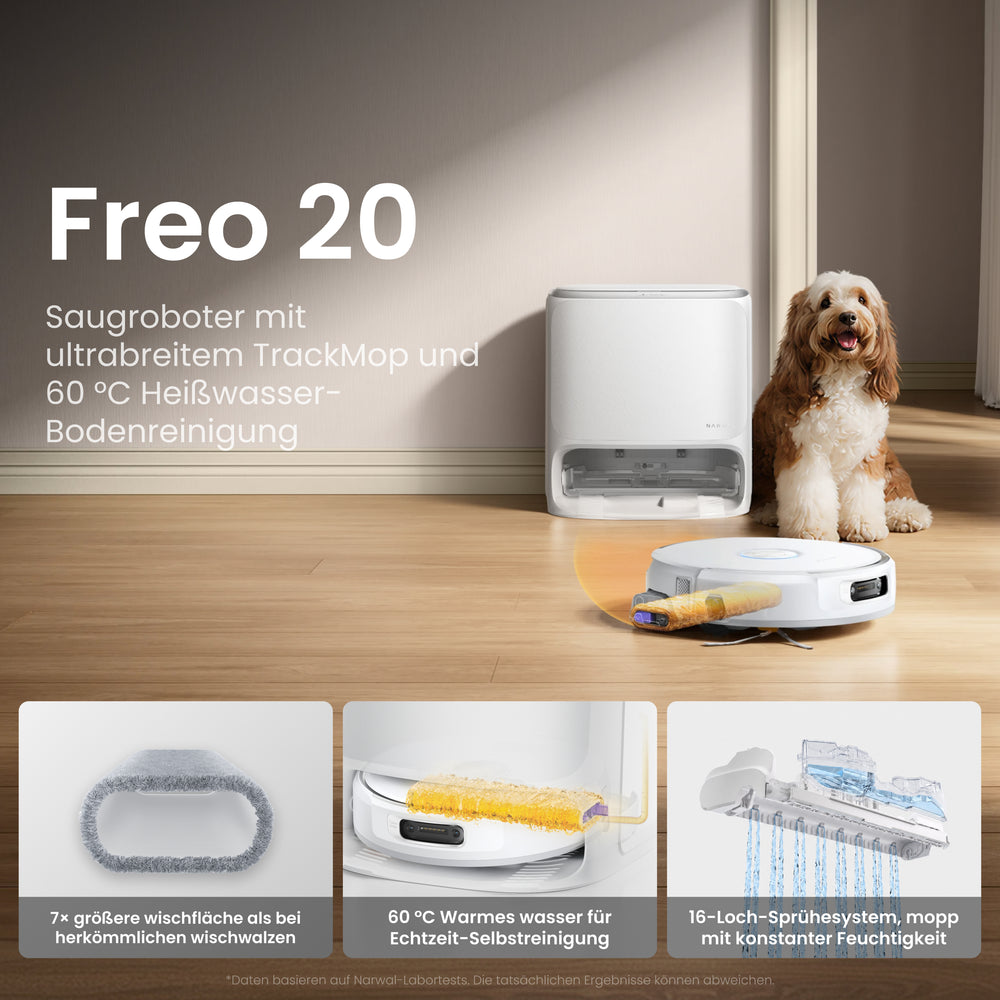 NARWAL Freo 20 Saugroboter mit Wischfunktion