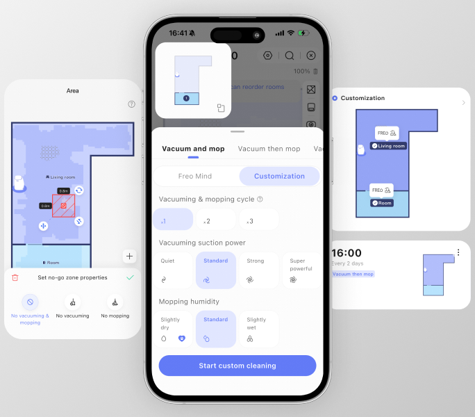 Präzise App-Steuerung