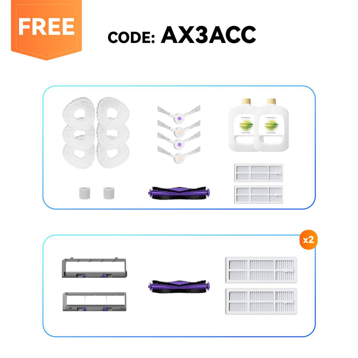 Narwal Freo: Original Zubehör-Set + Gängiges Zubehör