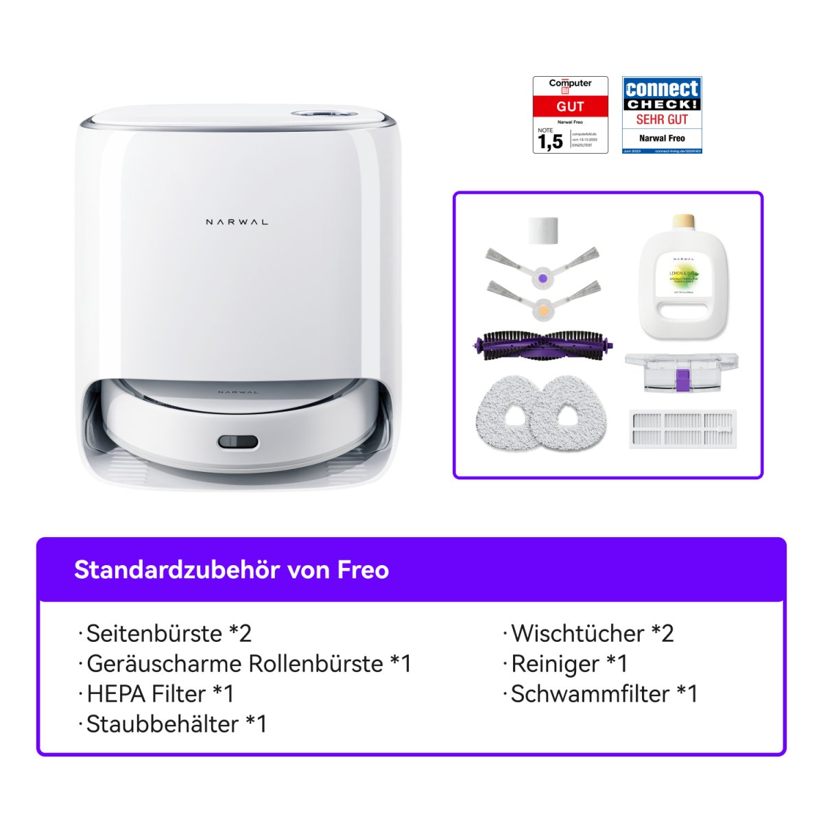 Narwal Freo Saugroboter mit Wischfunktion - Narwal DE